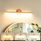 Applique murale LED noire rotative de 30 cm, liseuse sans fil