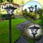 Lampadaire solaire lanterne sur mât, pose en tête ou en potence