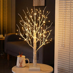 Lumière d'Arbre de Bouleau à 144 LED