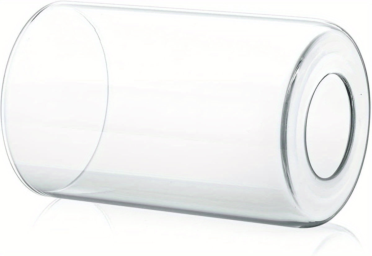 Lot de 3 cylindres de remplacement en verre transparent, Ø 9 cm