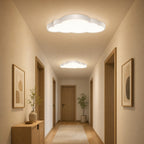 Plafonnier LED nuage blanc 50 cm pour chambre d'enfant, trois teintes