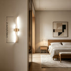 Applique murale LED dorée en forme de vague, 60 cm, blanc neutre