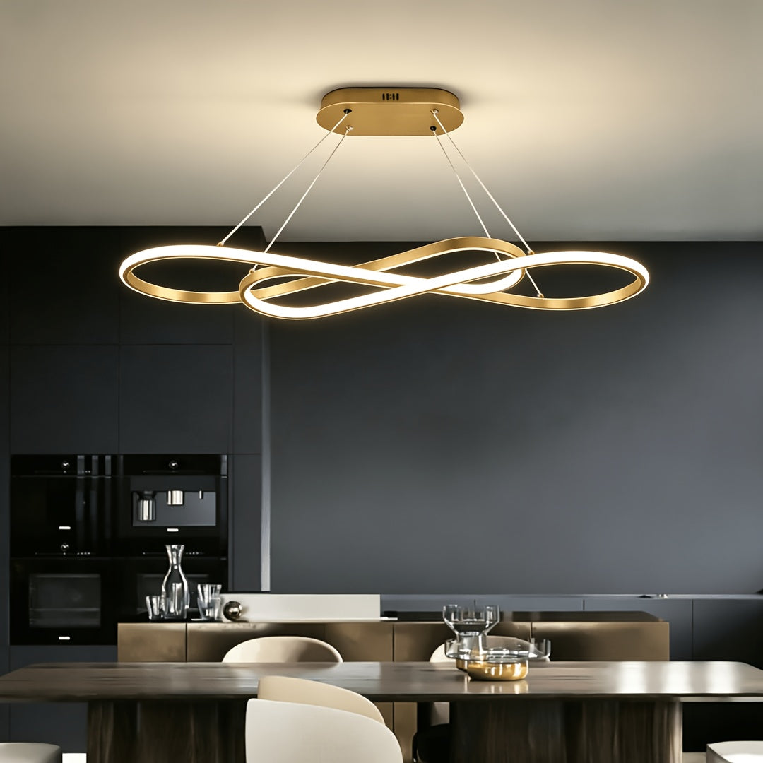 Une ligne lumineuse pour la salle à manger