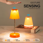 Lampe de table télescopique sans fil à commande gestuelle et RVB