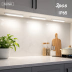 Lot de 3 barres LED à détecteur PIR et interrupteur, 20 à 50 cm