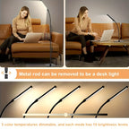 Lampadaire LED flexible à variateur pour travaux de précision