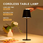 Lampe de table sans fil en aluminium, lot de 2 ou 4, neuf coloris