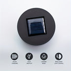 Lampe solaire borne en inox brossé, 27,8 cm, lot de 2 ou 4