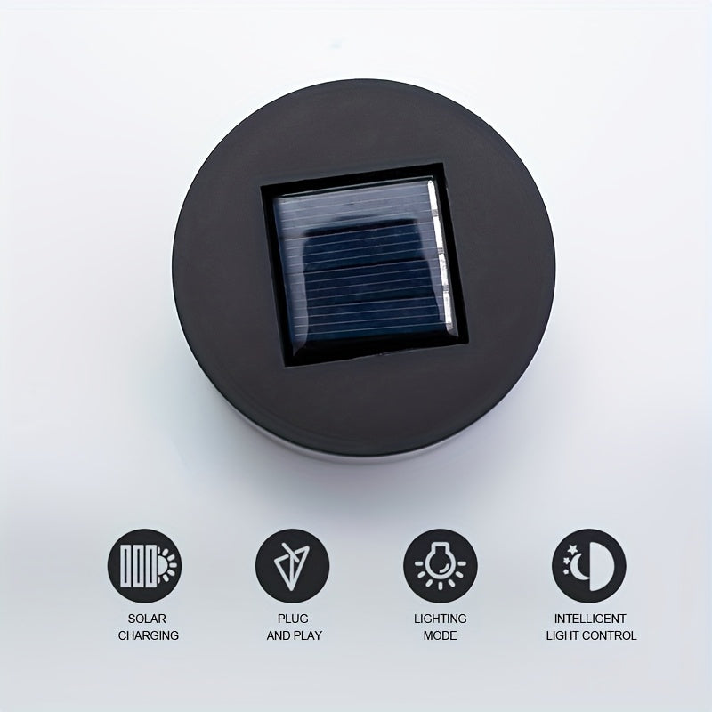 Lampe solaire borne en inox brossé, 27,8 cm, lot de 2 ou 4