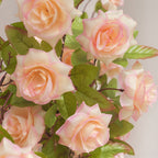 Lampe décorative arbre à roses lumineux, 50 cm, lumière chaude