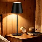 Lot de 2 lampes de table sans fil en métal, trois teintes, tactiles