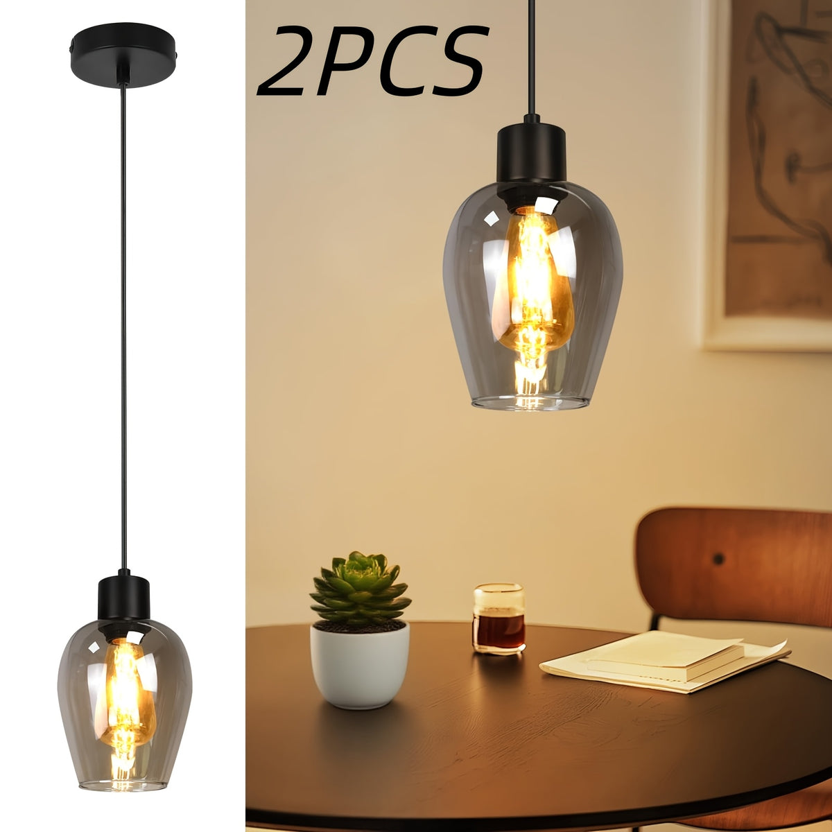 2PCS Noir / 1