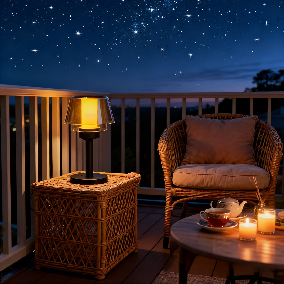 De la table du balcon aux bordures du jardin