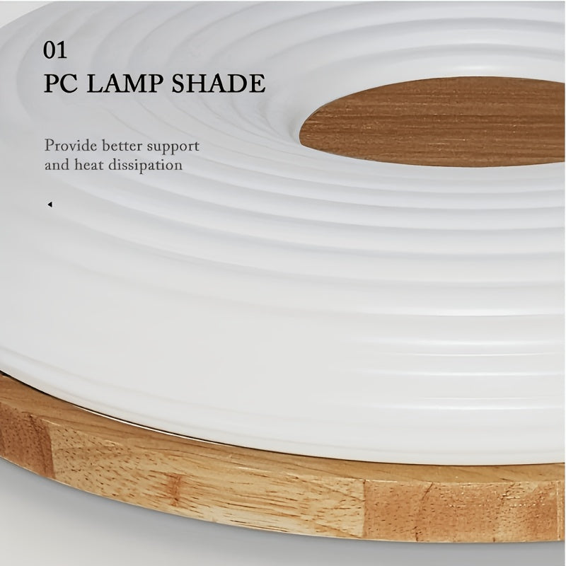 Plafonnier LED rond Ø 40 cm à télécommande, diffuseur ondulé