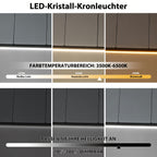 Suspension LED linéaire noire à profil fin de 3,1 cm, barre de 100 cm