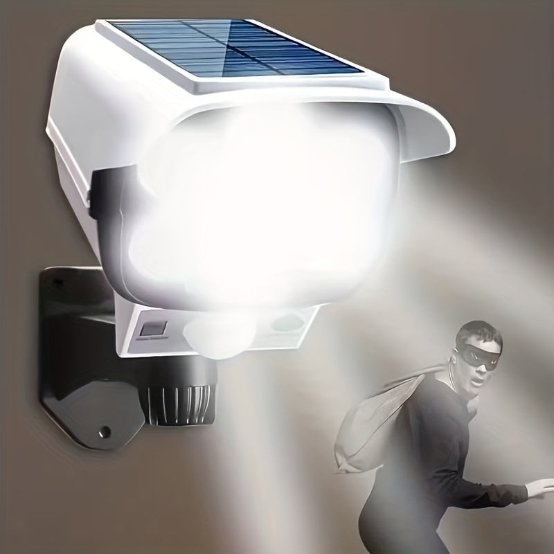 Lampe solaire en forme de caméra tubulaire à détecteur