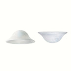 Verre de remplacement cloche givré, blanc laiteux ou beige, Ø 25 cm