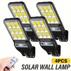 4PCS Lampe Murale Solaire