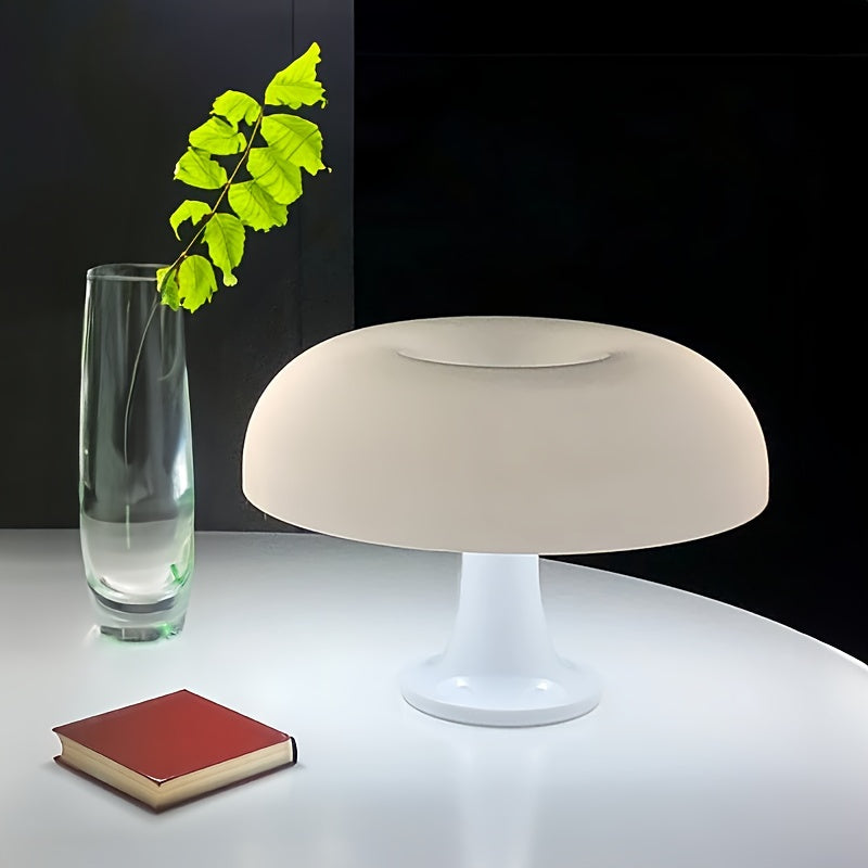 Lampe champignon rétro orange ou blanche, deux formats, USB