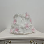 Abat-jour en tissu blanc