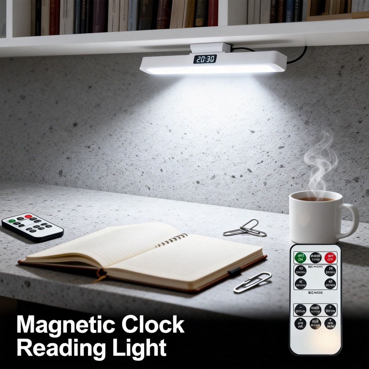 Lampe de lecture style horloge