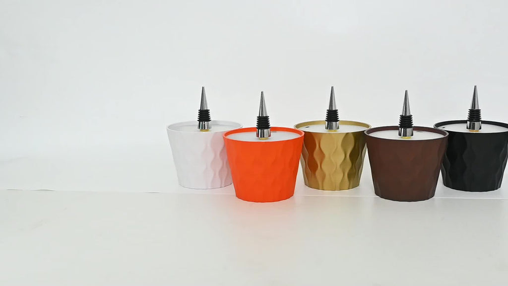 Lampe sans fil pour bouteille, abat-jour ondulé, recharge USB-C