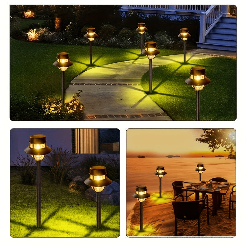 Petit réverbère solaire rétro à ampoule filament
