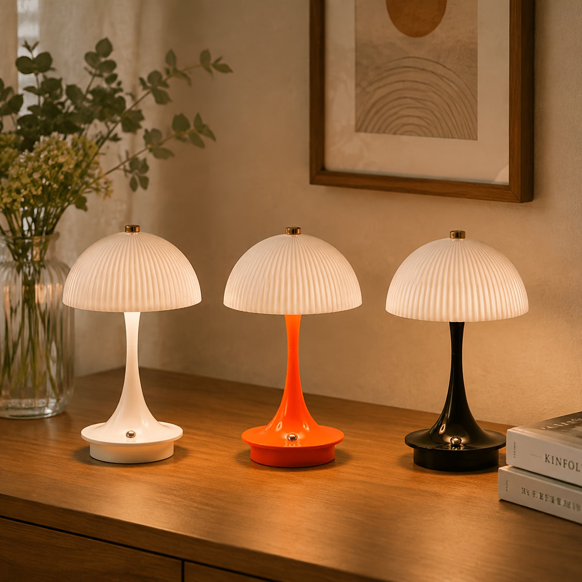 Une lampe d'ambiance pour la table et le chevet