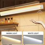Lot de 3 réglettes LED extra-longues 60 cm à détecteur, sans fil