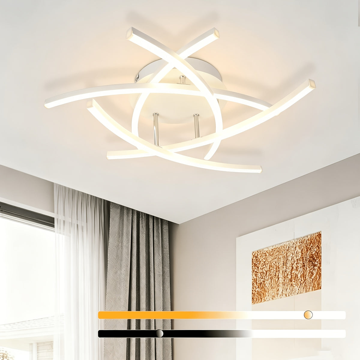 Un luminaire dynamique pour chambre et couloir