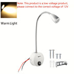 1pc Argenté / Lumière chaude 3W