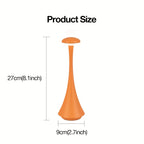 Lampe de table sans fil en trompette de 27 cm, tête champignon