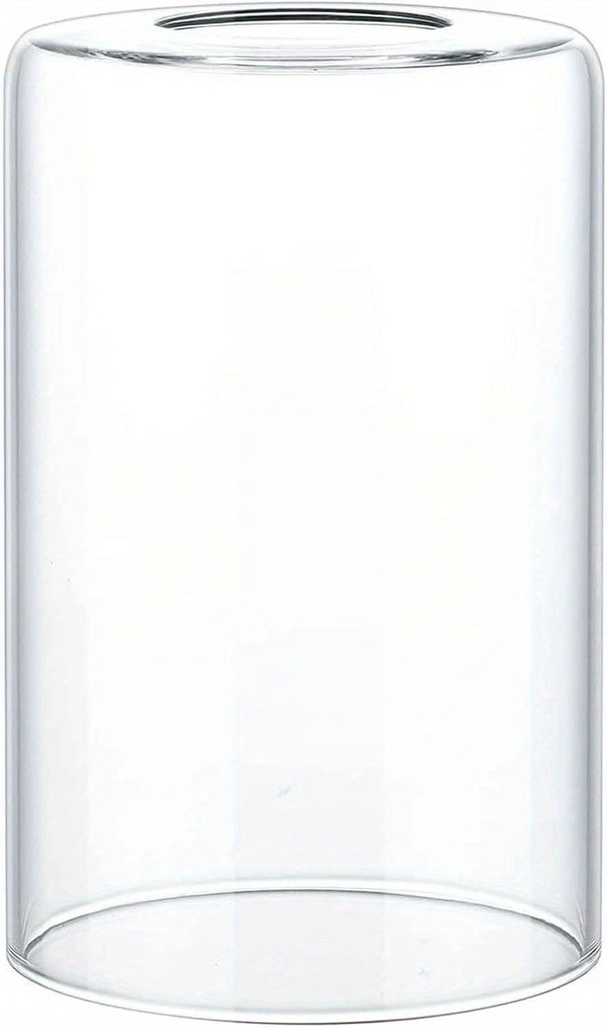 Lot de 3 cylindres de remplacement en verre transparent, Ø 9 cm