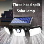 Lampe Extérieure Blanche à Trois Têtes