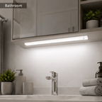 Lot de 3 barres LED à détecteur PIR et interrupteur, 20 à 50 cm