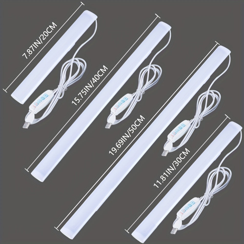 Réglette LED USB à boîtier de commande, trois teintes, 20 à 50 cm