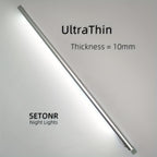 Réglette LED en aluminium de 1 cm, à l'unité ou par 2, 20 à 40 cm
