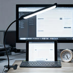 Lampe à pince 96 LED à col métallique de 40 cm, câble de 145 cm