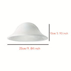 Verre de remplacement cloche givré, blanc laiteux ou beige, Ø 25 cm
