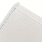 Abat-jour rectangulaire à pans coupés en lin, blanc ou beige