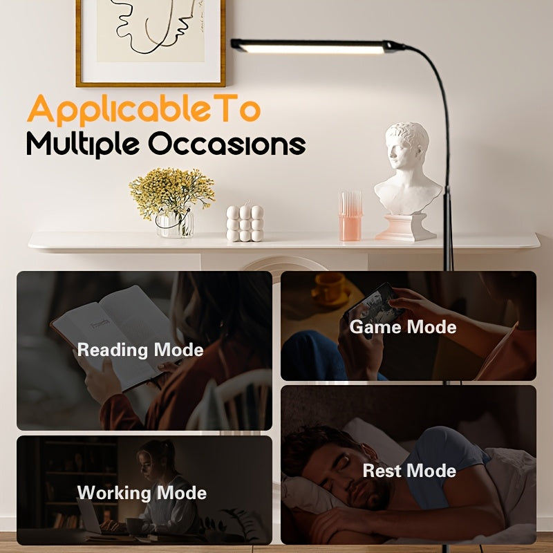 Lampadaire LED flexible à variateur pour travaux de précision