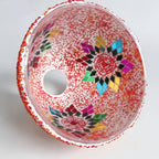 Verre de remplacement mosaïque bohème pour applique, Ø 15 cm