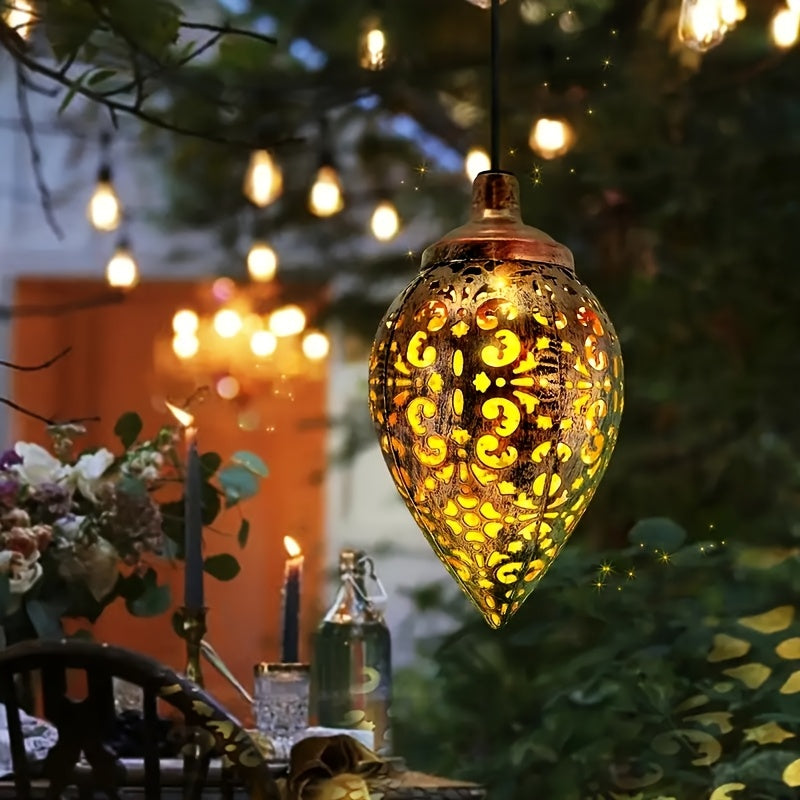 Lustre Rétro en Forme de Goutte d'Eau