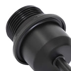 Lot de 2 lampes de chevet noires à cage spirale en métal, douille E27