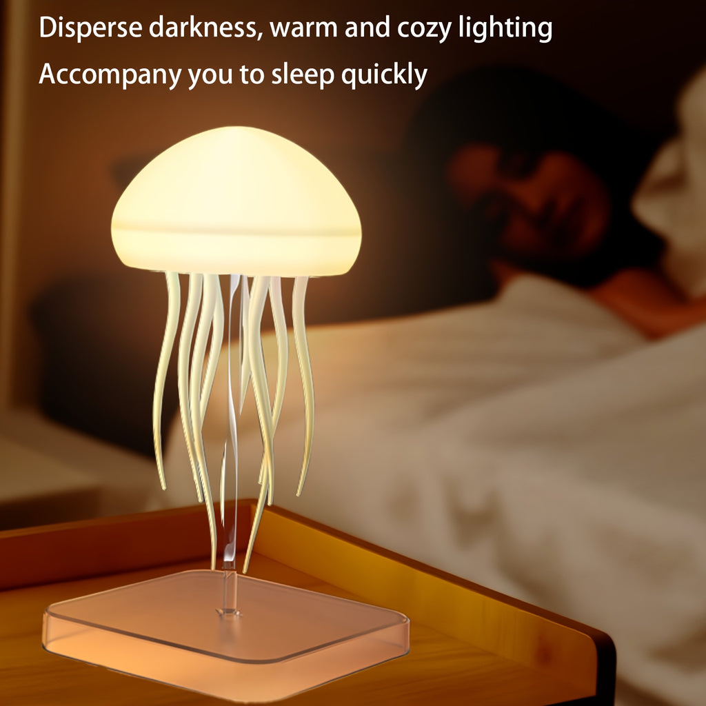 Lampe méduse sans fil RVB, télécommande et commande tactile