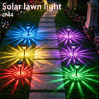 Lampe solaire à rayons projetés, blanc chaud ou couleurs, par 2 ou 4