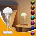 Lampe méduse sans fil RVB, télécommande et commande tactile