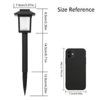 Lampe solaire lanterne à flamme vacillante, lot de 4 de 33,8 cm