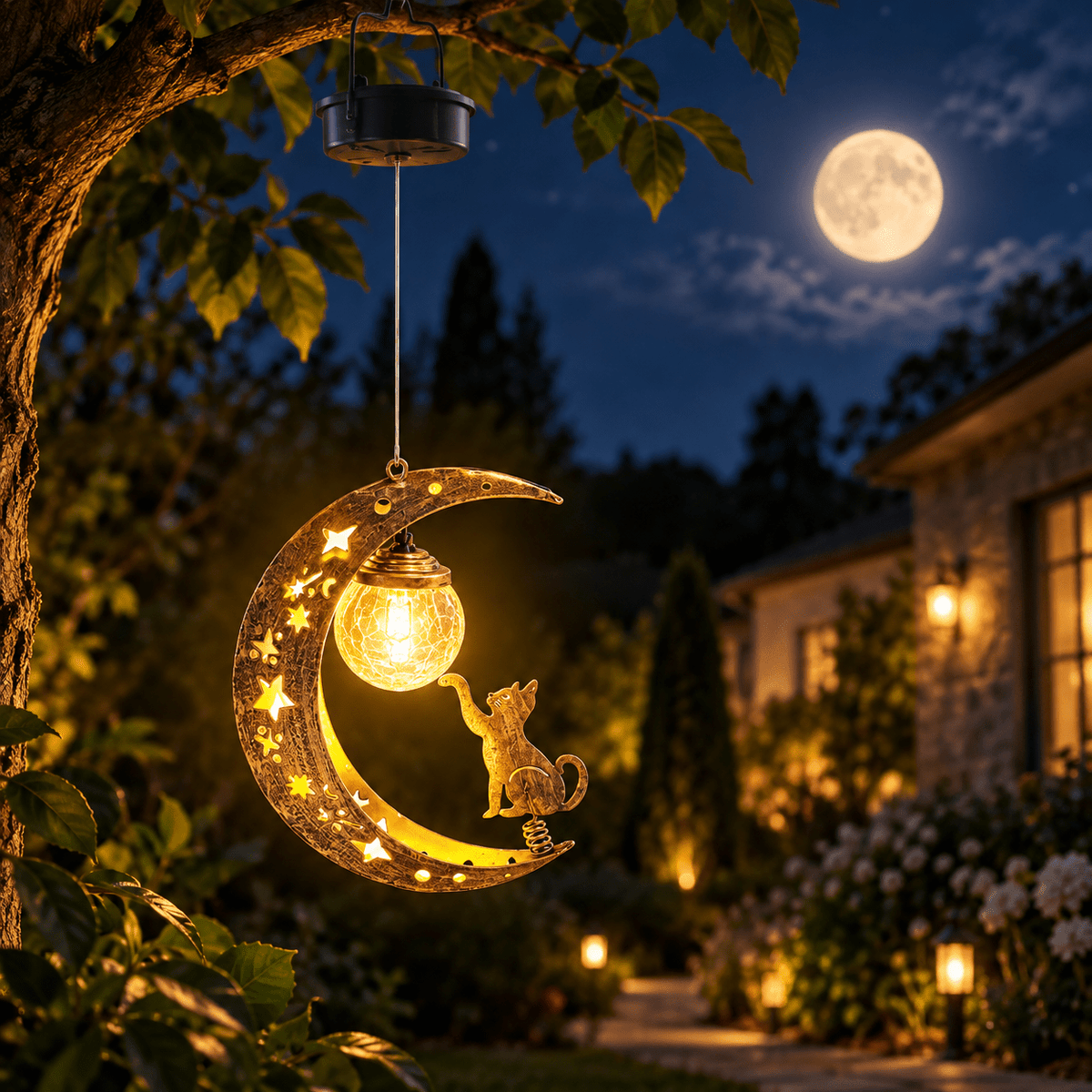 1 pièce de luminaire pendentif chat