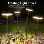 Lampe solaire de jardin oscillante sur tige souple, lot de 4 IP65